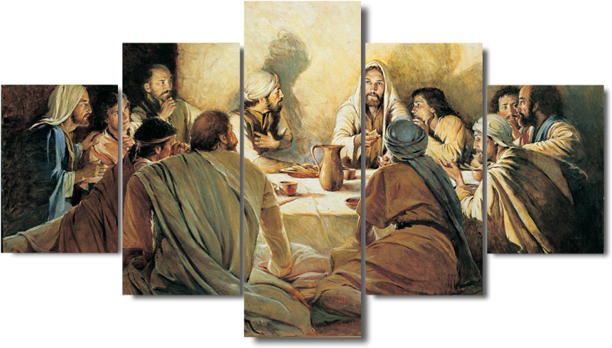 Last Supper Panel Artwork PNG Image