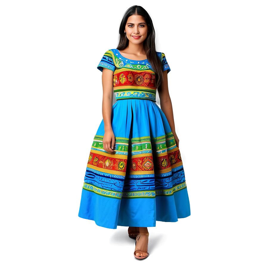 Latin American Traditional Dresses Png 27 PNG Image