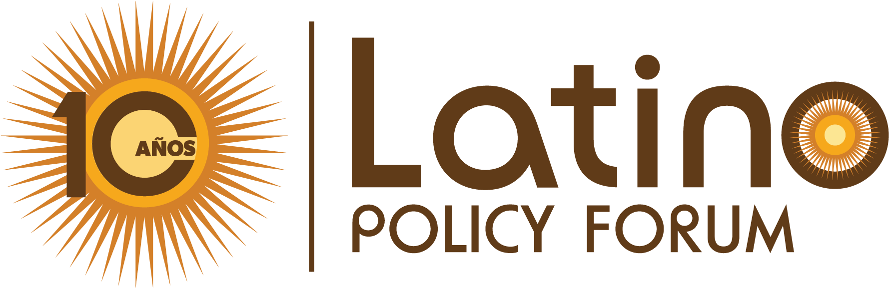 Latino Policy Forum10th Anniversary Logo PNG Image