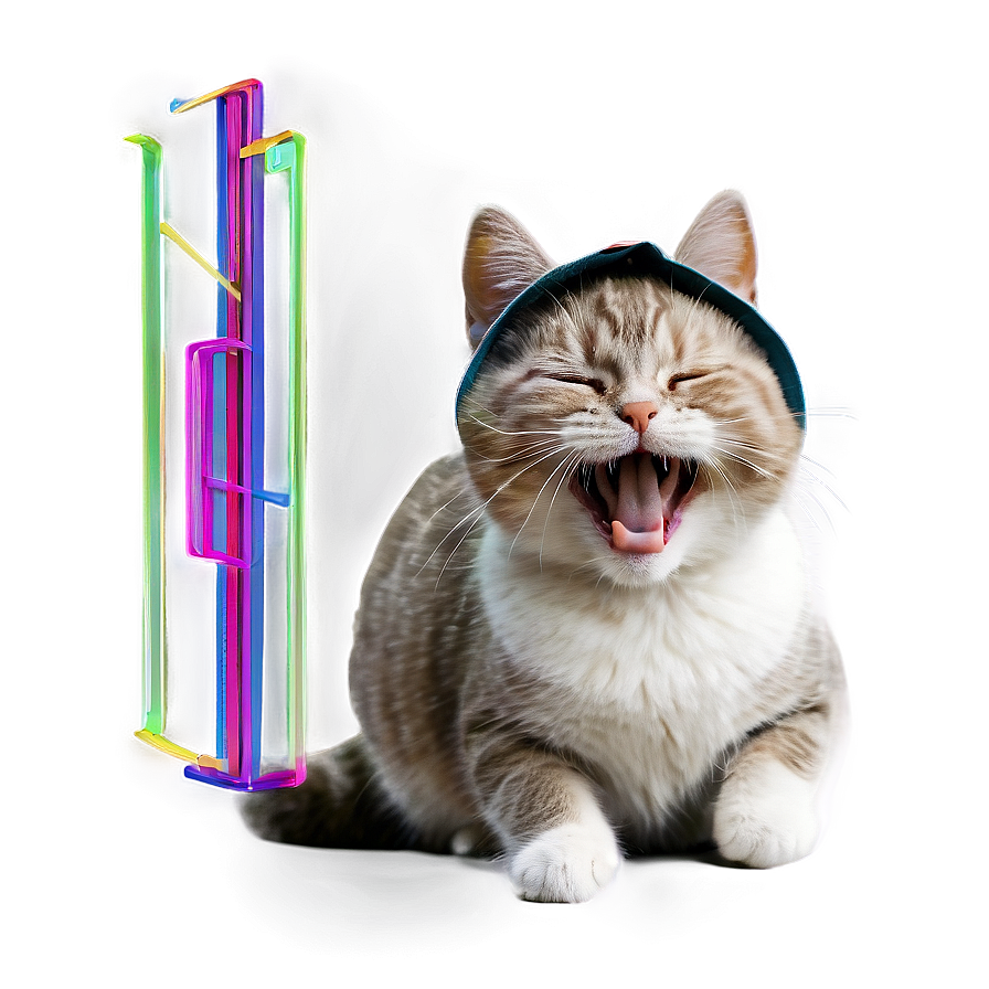 Laughing Cat Meme Png Kwq PNG Image