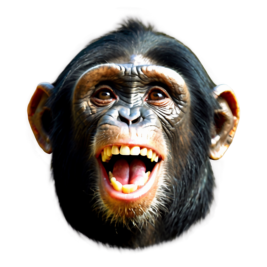 Laughing Chimpanzee Moment Png 5 PNG Image