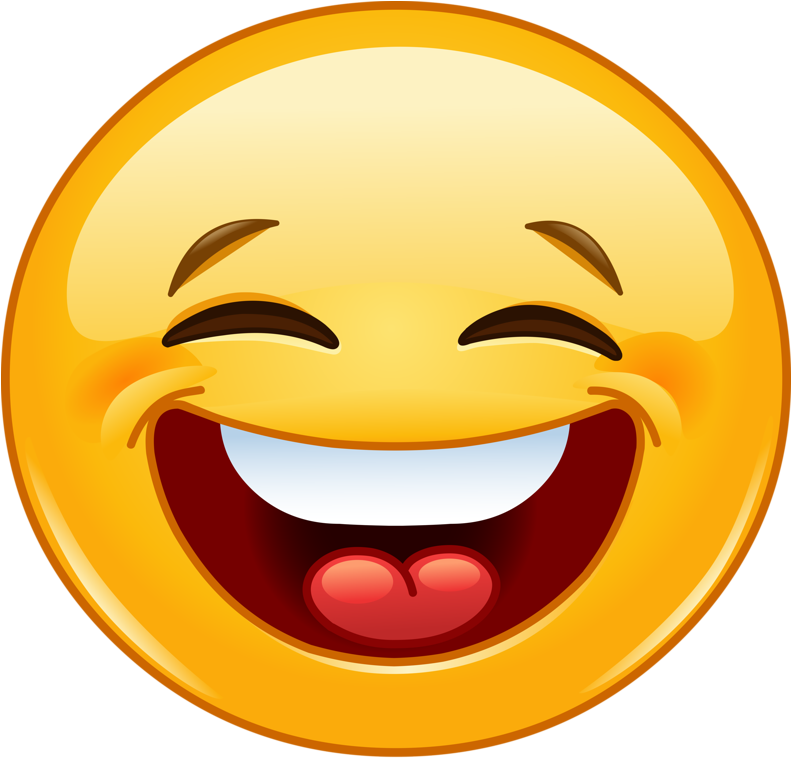 Laughing Emoji Graphic PNG Image