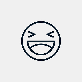 Laughing Emoji Graphic PNG Image