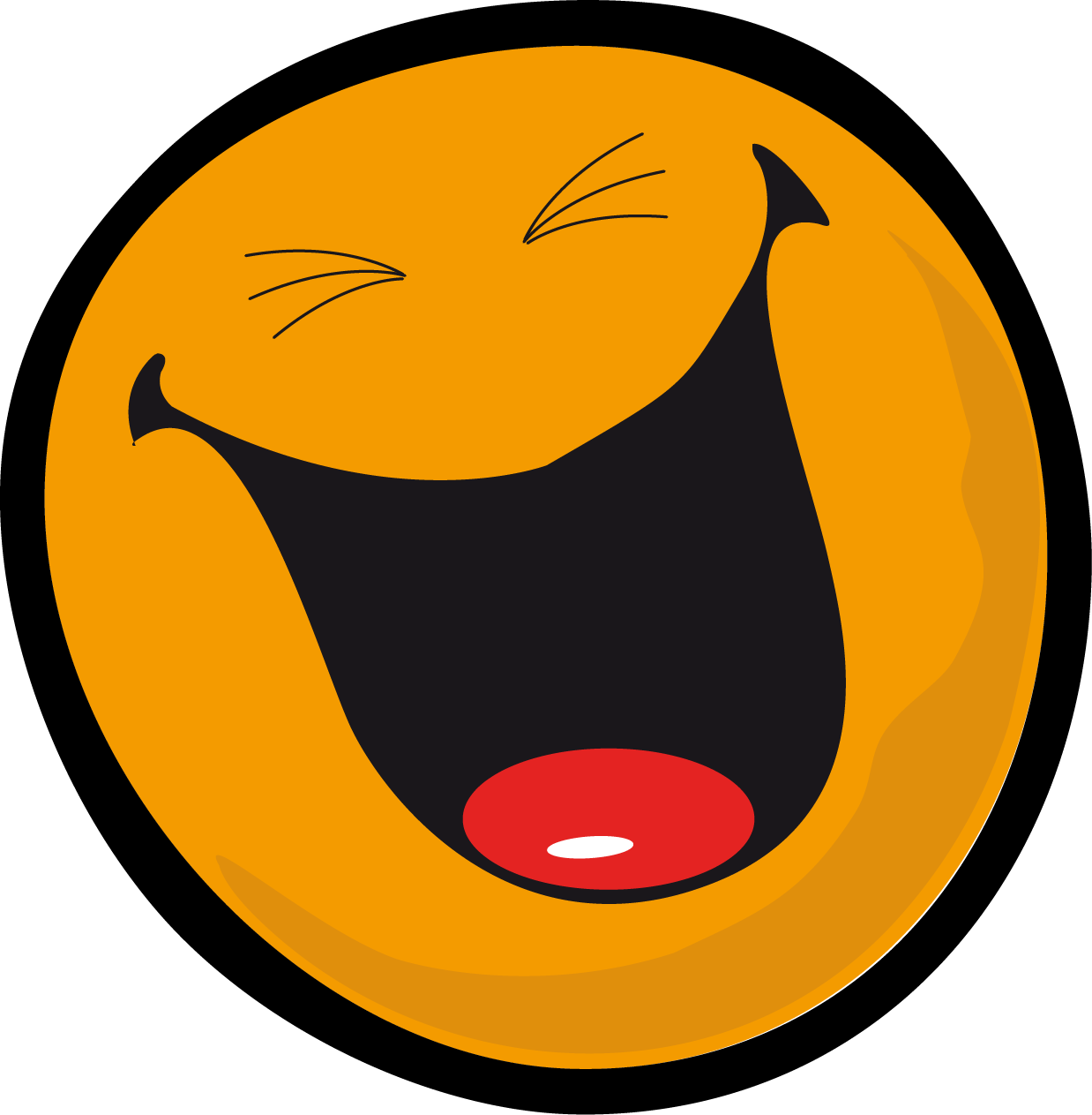 Laughing_ Emoji_ Graphic PNG Image