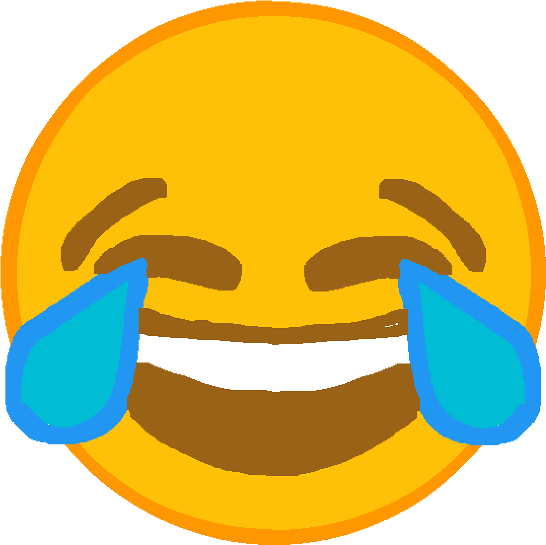 Laughing Emoji With Tears.png PNG Image