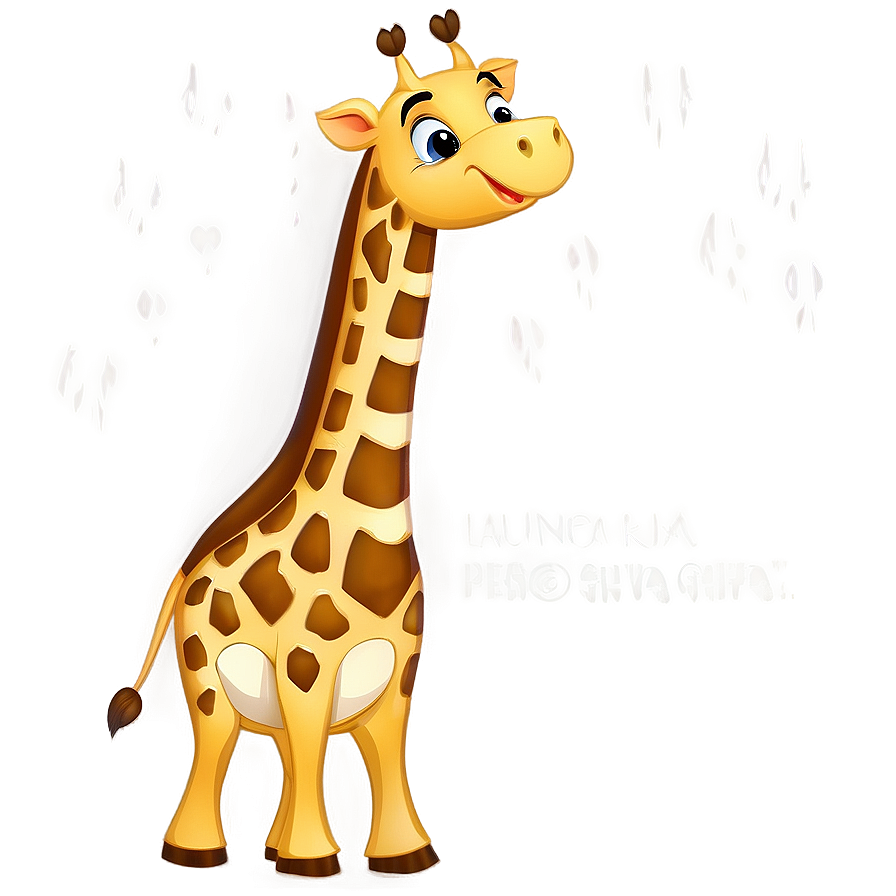 Laughing Giraffe Cartoon Png Ney PNG Image