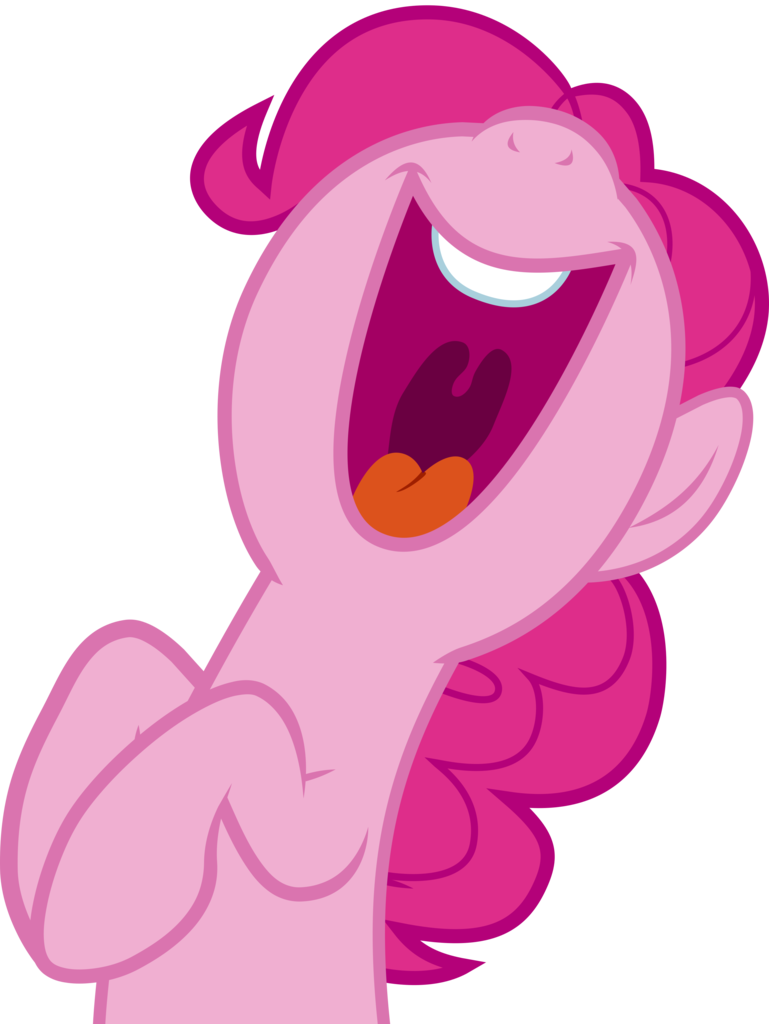 Laughing Pinkie Pie Vector PNG Image