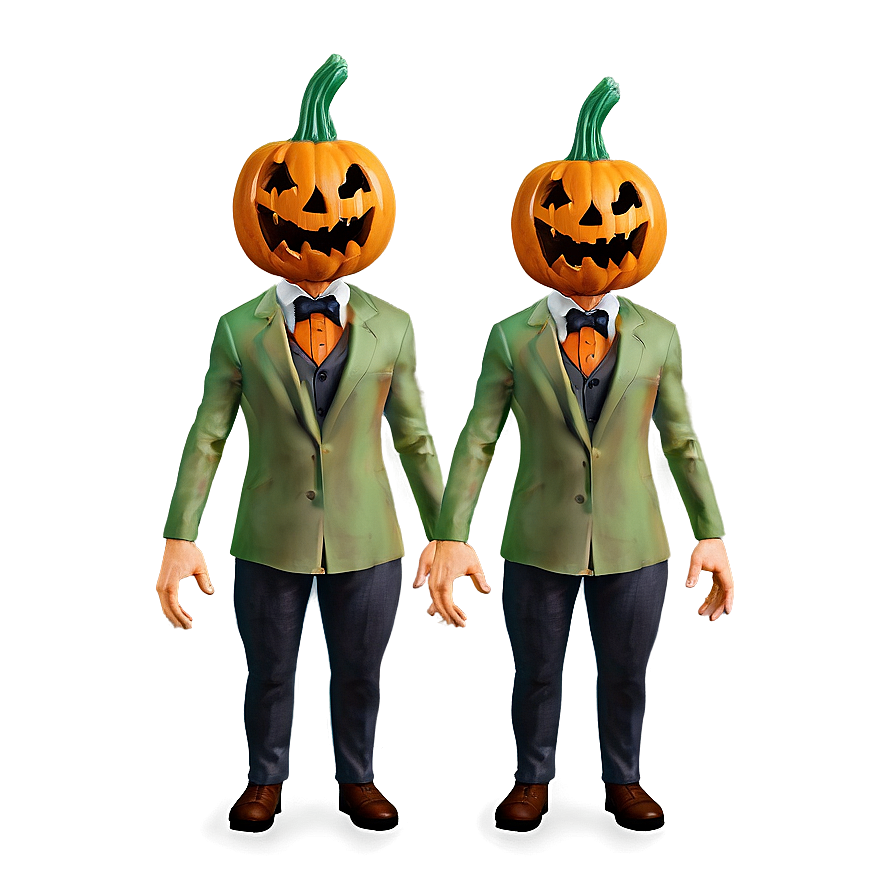 Laughing Pumpkin Head Png Dua PNG Image