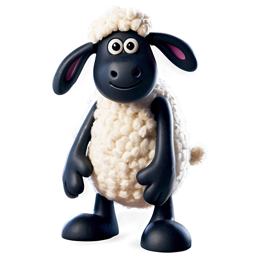 Laughing Shaun The Sheep Cartoon Png Mjd PNG Image