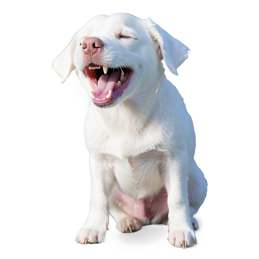 Laughing White Dog Png 59 PNG Image