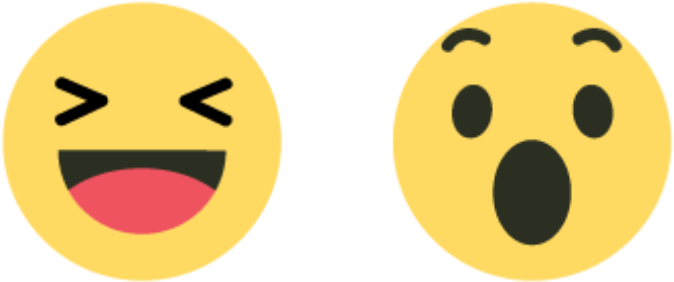 Laughingand Surprised Emoji Set PNG Image