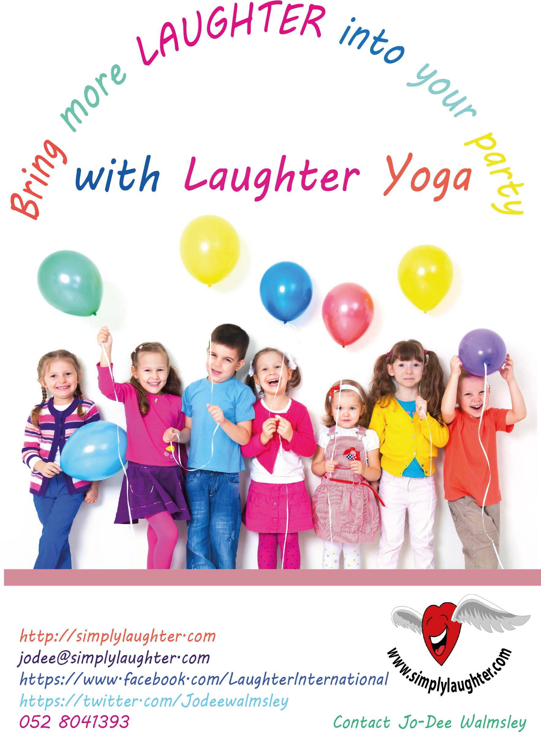 Laughter Yoga Party Kids PNG Image