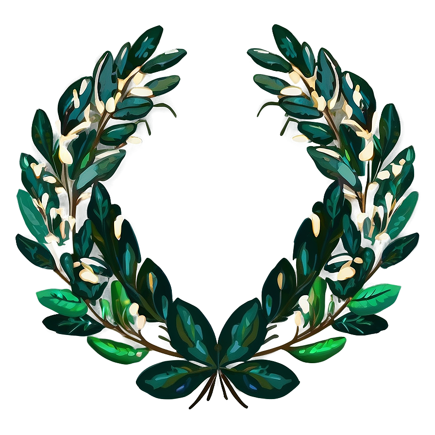 Laurel Wreath Celebration Png Wme12 PNG Image