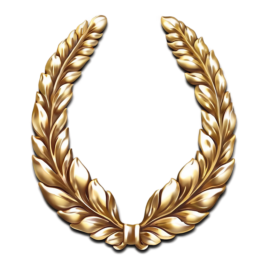 Laurel Wreath Medal Png Mhu PNG Image