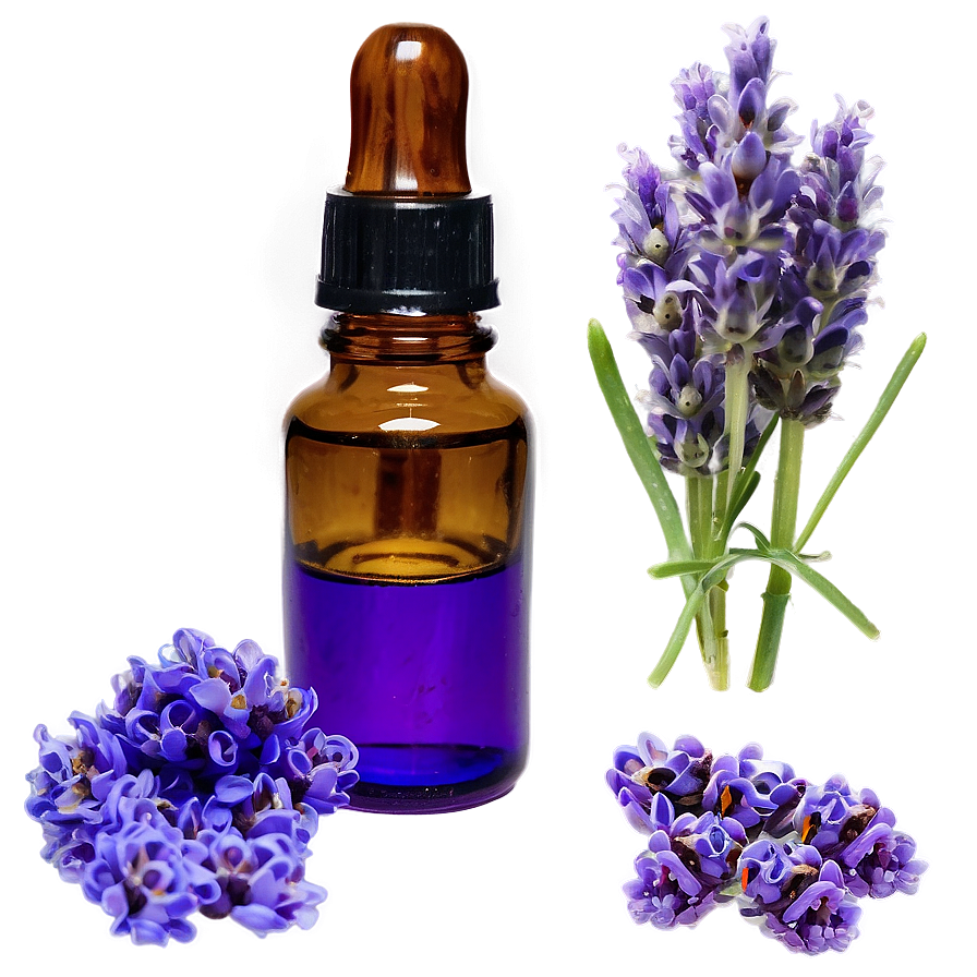 Lavender Essential Oil Drops Png Vfj32 PNG Image