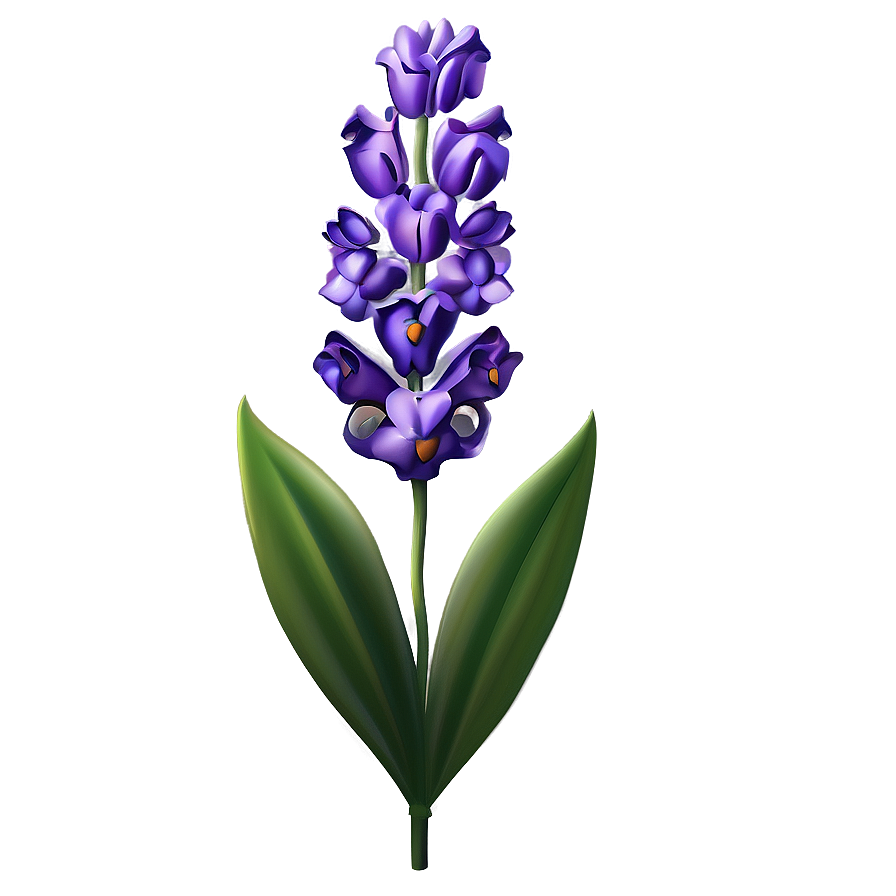 Lavender Floral Design Png Ohb33 PNG Image