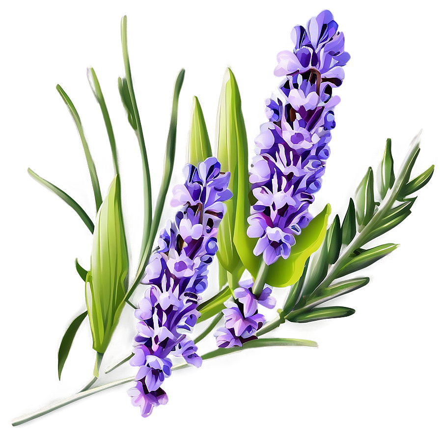 Lavender Flower Png Hsl PNG Image