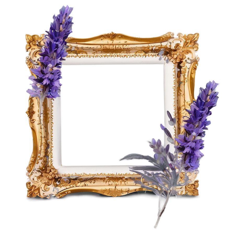 Lavender Frame Png 2 PNG Image