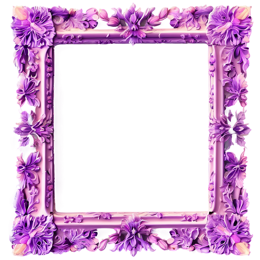 Lavender Frame Png Jht PNG Image