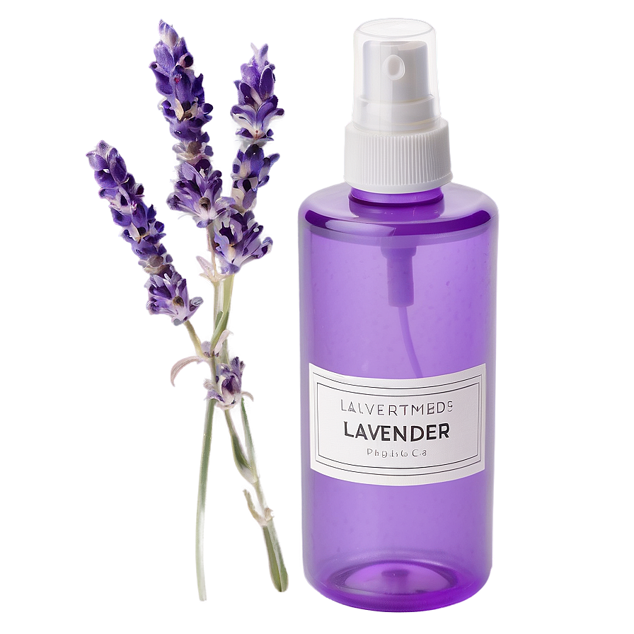 Lavender Linen Spray Bottle Png Ldt63 PNG Image