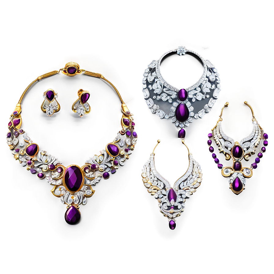 Lavish Jewelry Sets Png 06112024 PNG Image