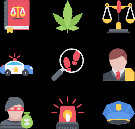 Lawand Order Icons PNG Image