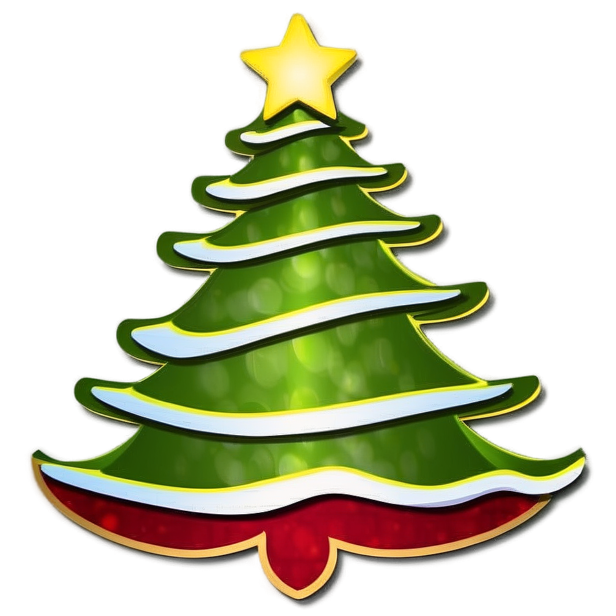 Layered Christmas Tree Silhouette Png Sop13 PNG Image