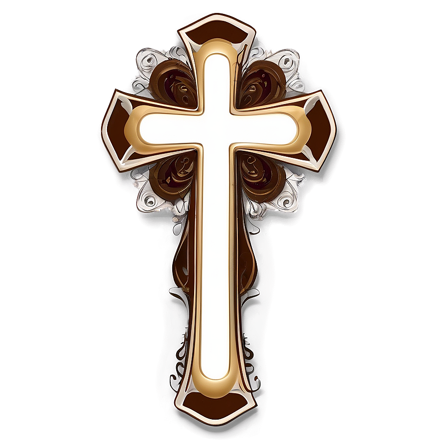 Layered Cross Design Png 04302024 PNG Image