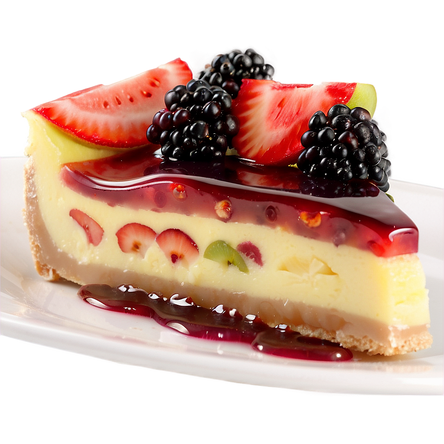 Layered Fruit Flan Recipe Png 86 PNG Image