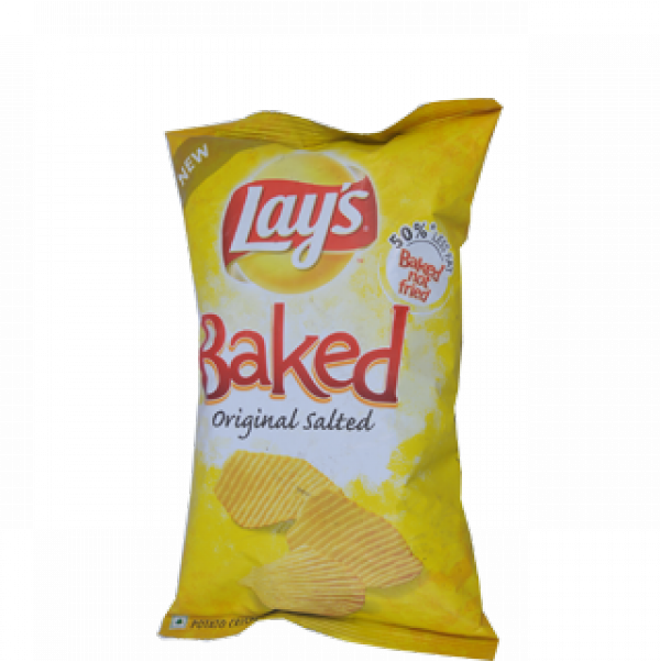 Lays Baked Original Salted Chips Package PNG Image