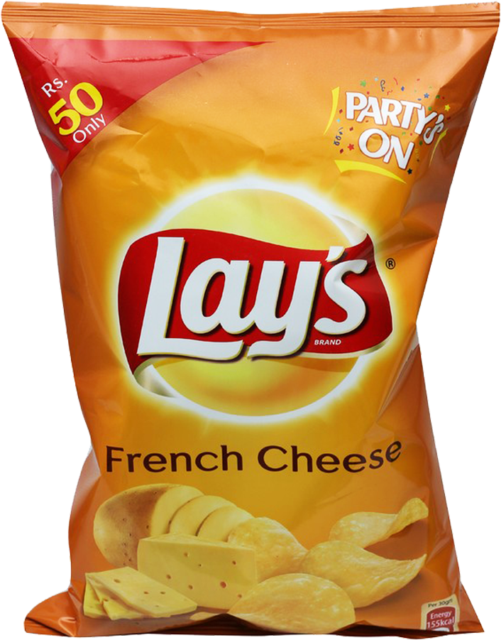 Lays French Cheese Flavor Packet PNG Image