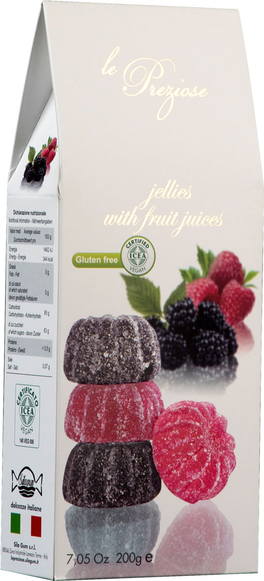 Le Preziose Fruit Jellies Packaging PNG Image