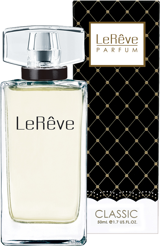 Le Reve Classic Perfume Bottle PNG Image