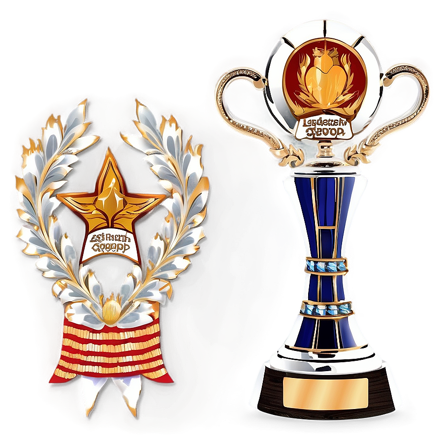 Leadership Excellence Trophy Png Uji22 PNG Image