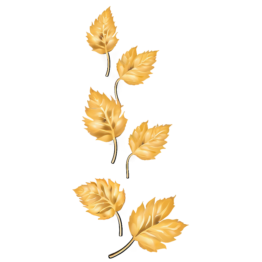 Leaf Decorative Line Png Ekn74 PNG Image