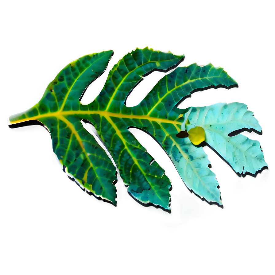 Leaf Stencil Png Spm84 PNG Image