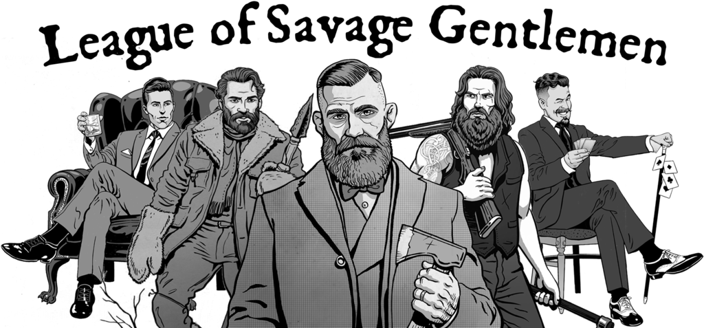 Leagueof Savage Gentlemen Illustration PNG Image