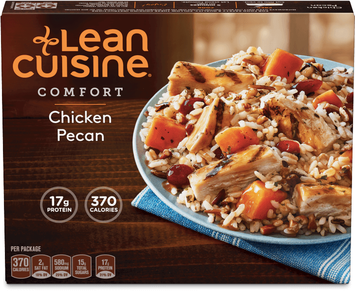 Lean Cuisine Chicken Pecan Frozen Meal PNG Image