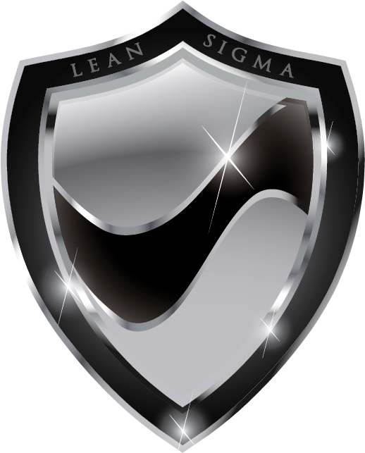 Lean Sigma Shield Emblem PNG Image