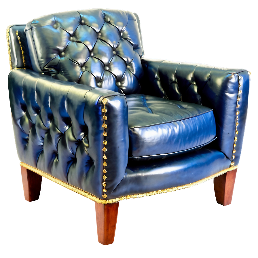 Leather Armchair Furniture Png Igj PNG Image