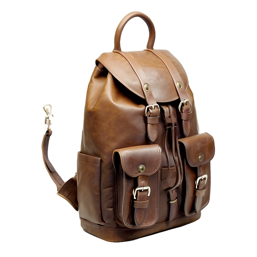 Leather Backpack Png Jdg PNG Image