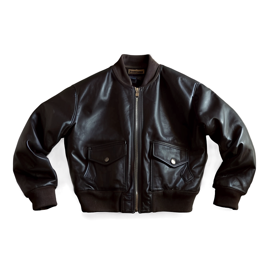 Leather Bomber Jacket Png Sim PNG Image