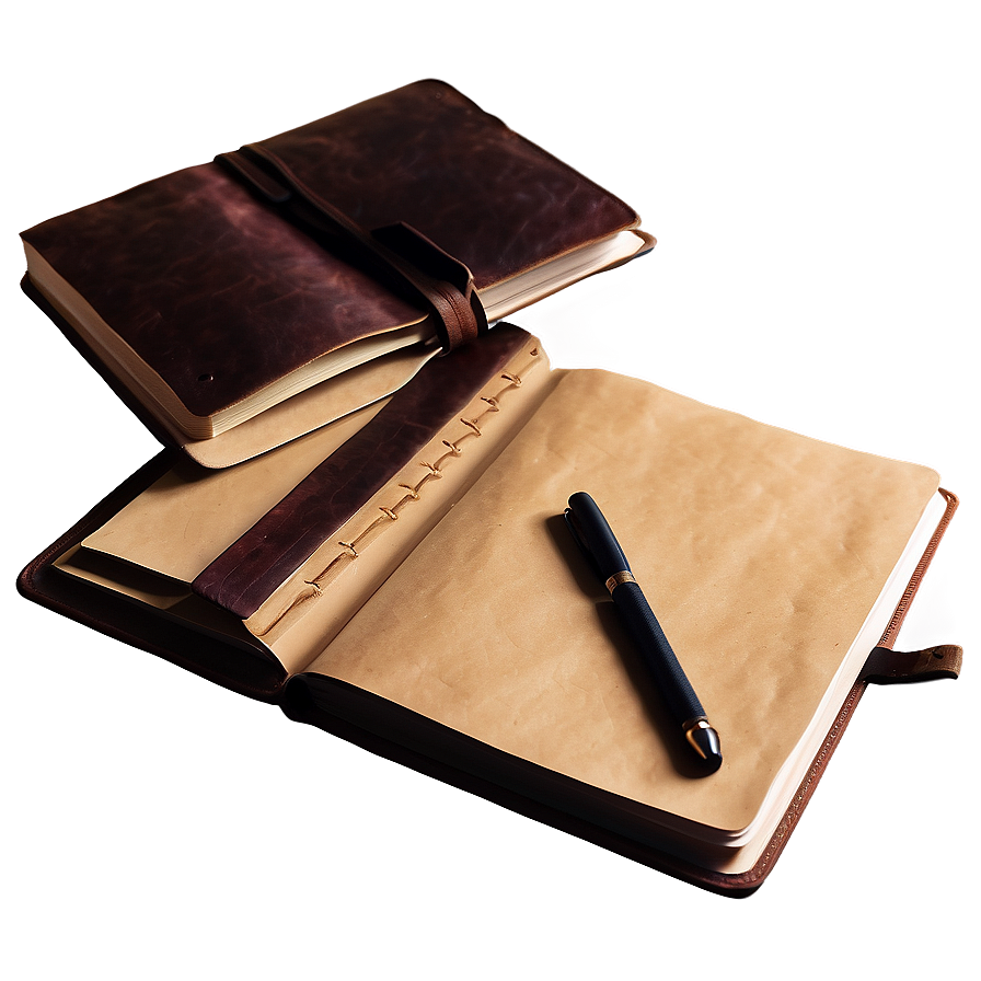 Leather Notebook Png Rdb60 PNG Image