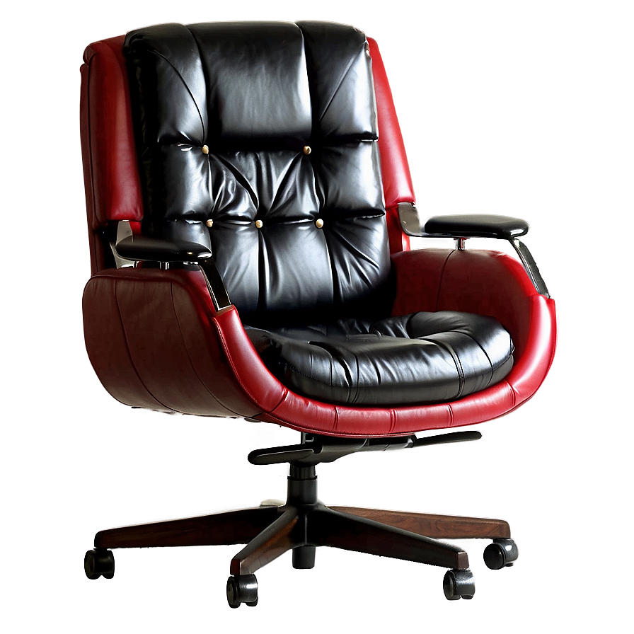 Leather Office Chair Png 06252024 PNG Image