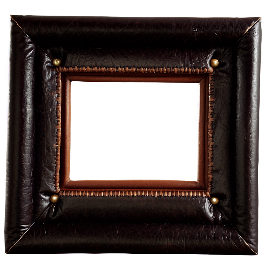 Leather Picture Frame Png Hkm65 PNG Image