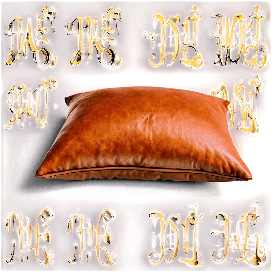 Leather Pillow Png Vjw PNG Image