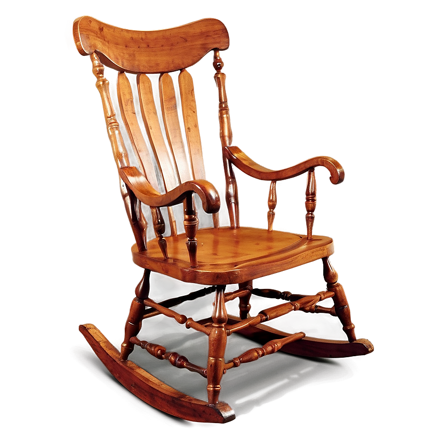 Leather Rocking Chair Png Def PNG Image