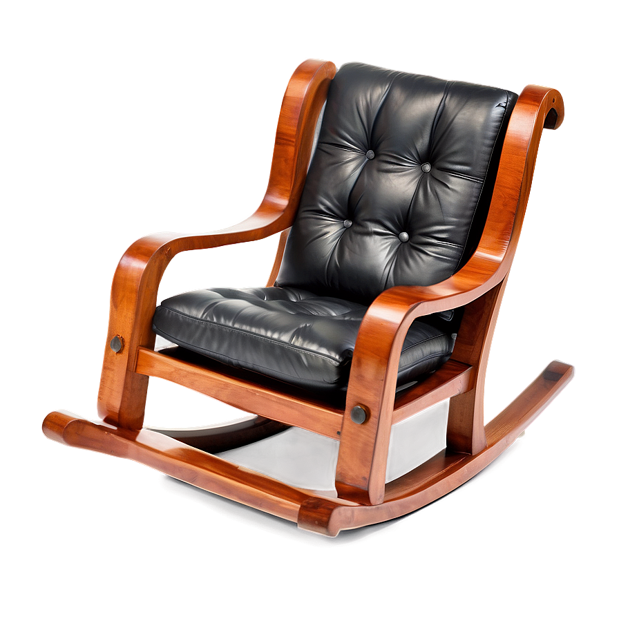 Leather Rocking Chair Png Hap62 PNG Image