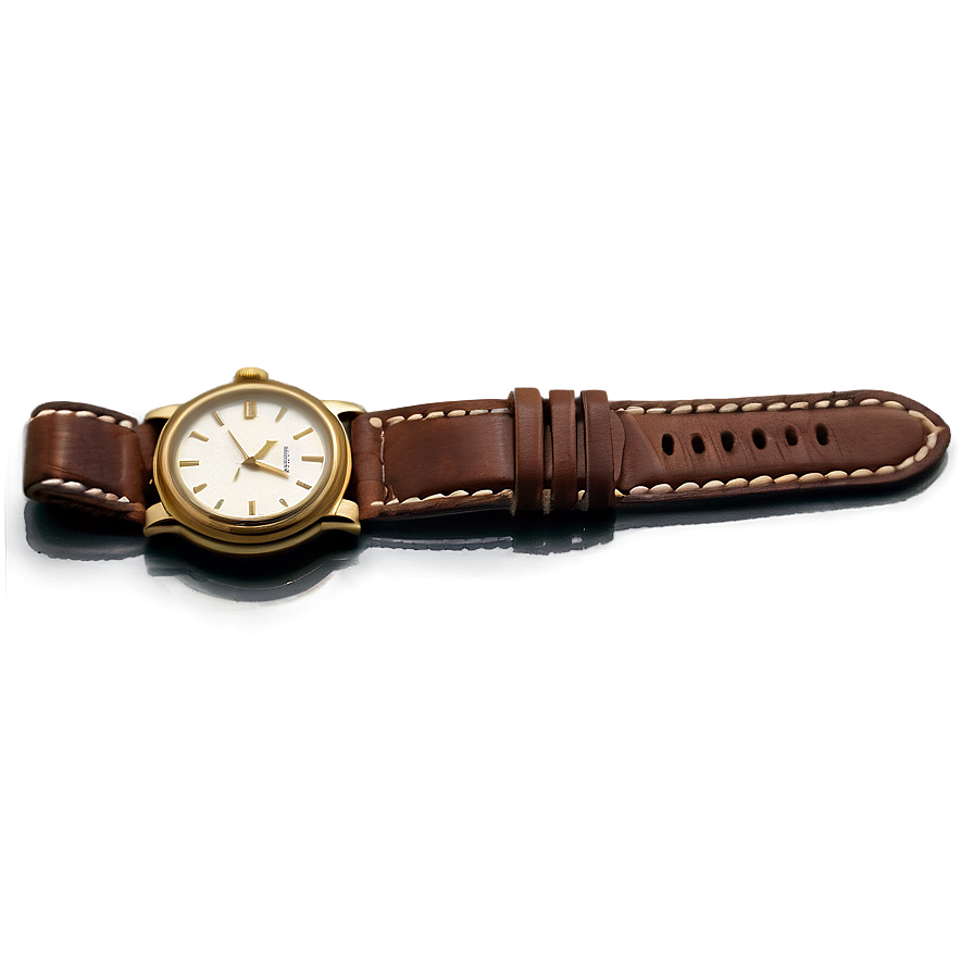 Leather Strap Watch Png 05212024 PNG Image