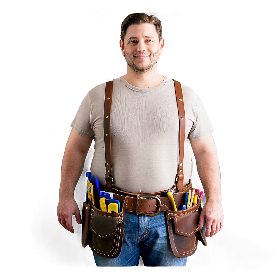 Leather Tool Belt Png Njt PNG Image